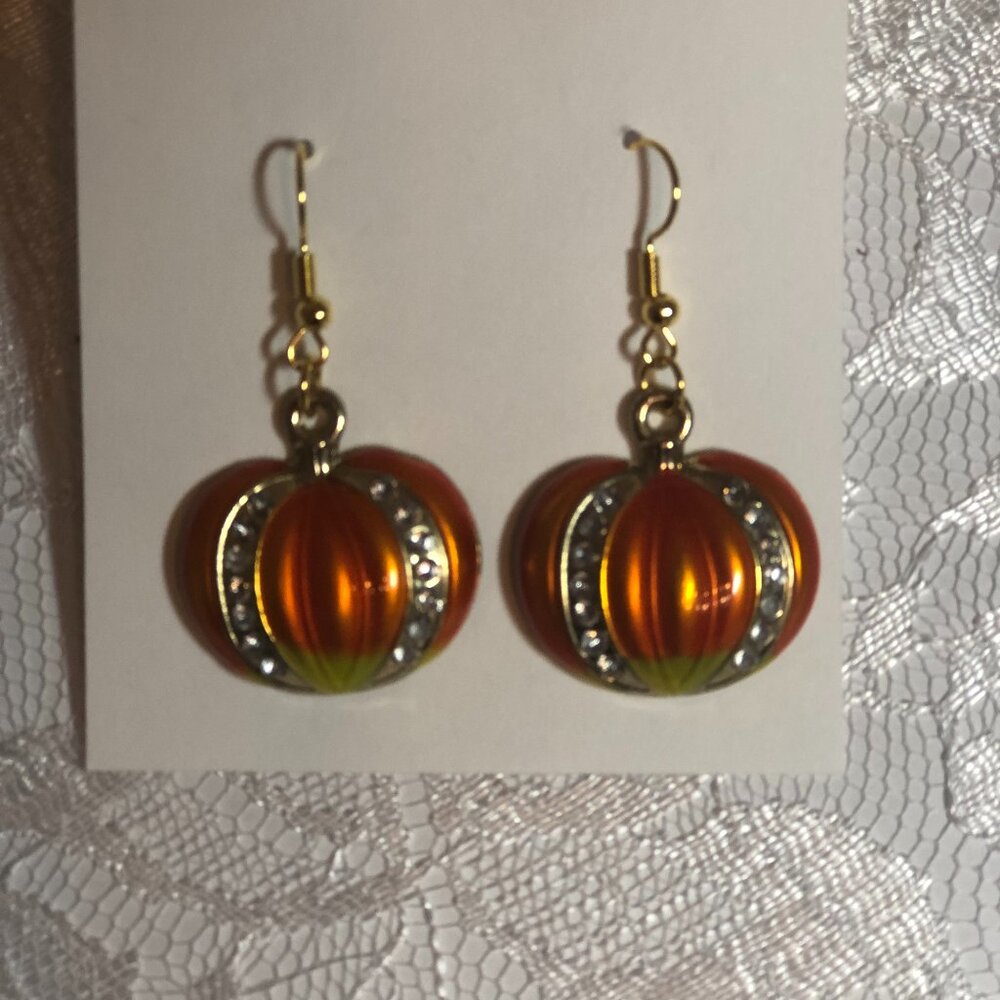 Pumpkin Earrings